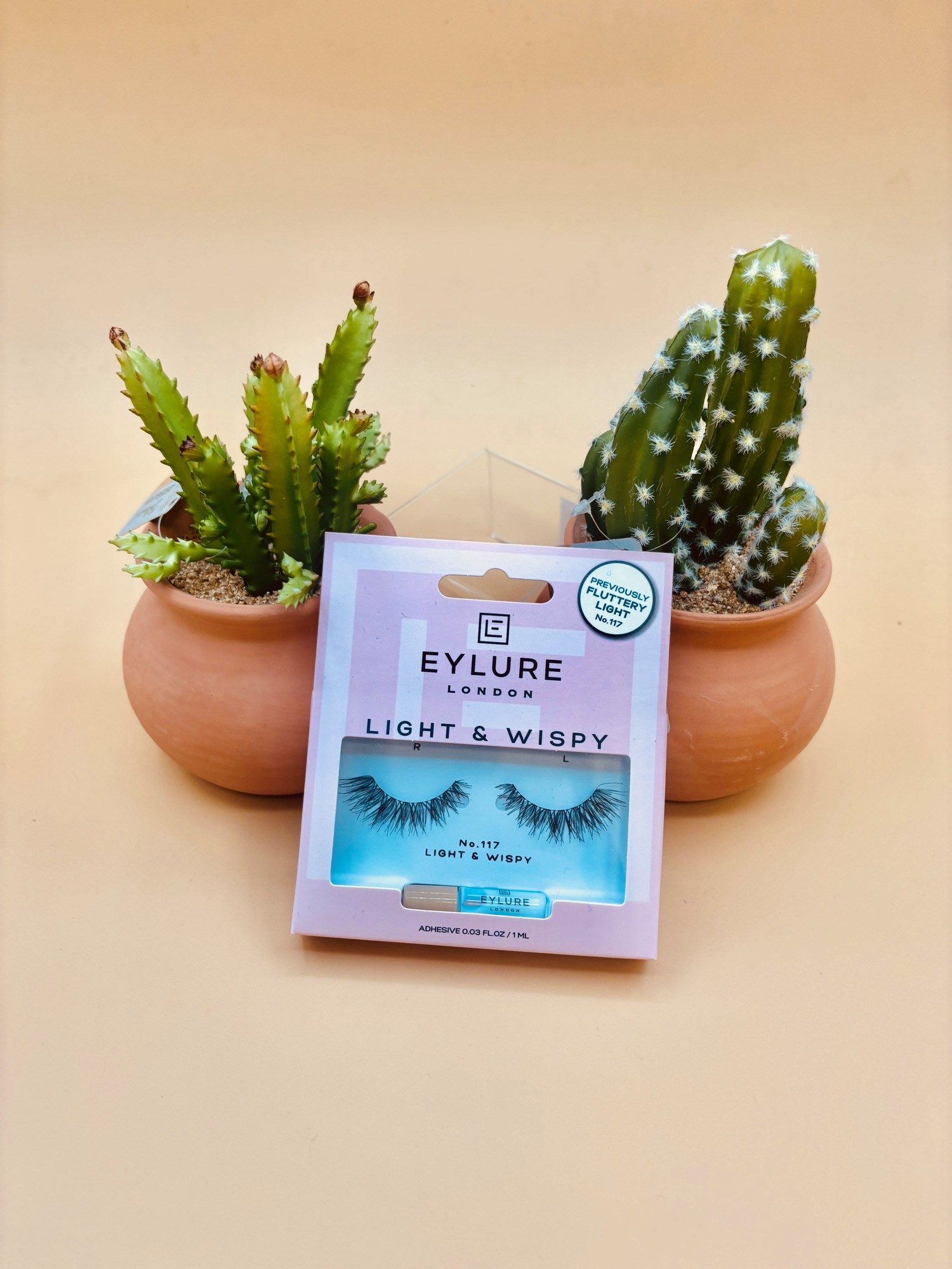 Eylure eye lashes and plants
