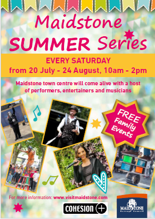 Free weekend summer fun and entertainment in Maidstone