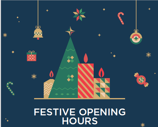 Festive Opening Hours 2024