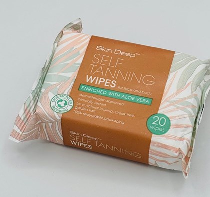 Skin Deep Self-Tanning Wipes 99p